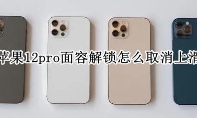 苹果12pro面容解锁怎么取消上滑 苹果12为什么面容解锁了还要往上滑