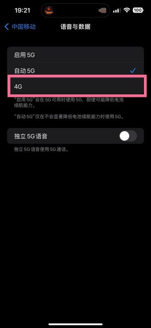 苹果12promax怎么关闭5g