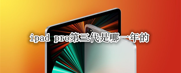 ipad pro第三代是哪一年的