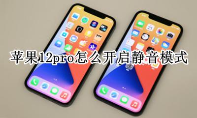 苹果12pro怎么静音模式 苹果12pro怎么开启静音模式