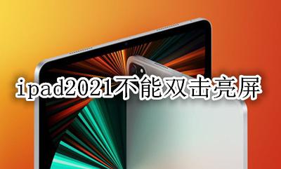 ipad2021不能双击亮屏 ipad2021能不能点击亮屏