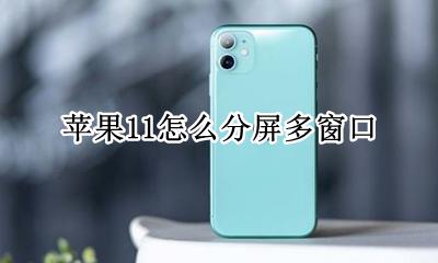 苹果11怎么开分屏 苹果11怎么分屏多窗口