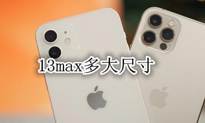 13max多大尺寸 13proMax尺寸
