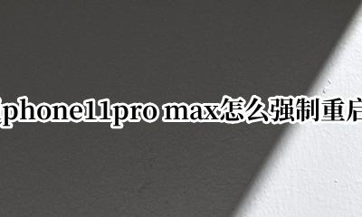 iPhone11promax强制重启 iphone11pro max怎么强制重启