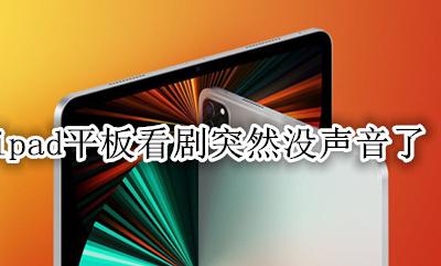 ipad平板看剧突然没声音了 ipad平板看视频突然没声音了