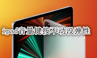 ipad音量键按不动没弹性 ipad音量按键没有弹性了怎么办
