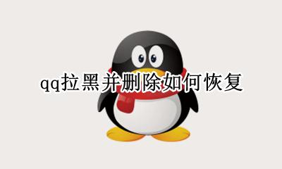 qq拉黑并删除如何恢复 qq删除拉黑了怎么恢复正常