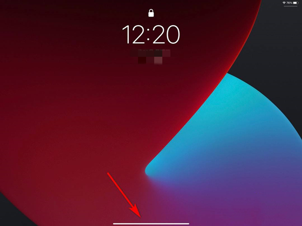 ipad锁屏的音乐界面关不掉