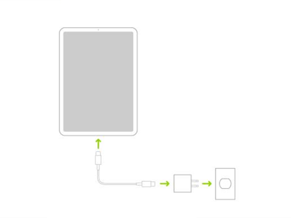ipad关机充电显示什么图案