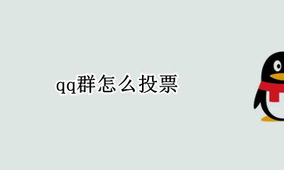 qq群怎么投票 微信群里怎么发起投票