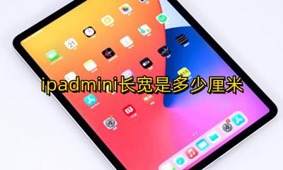 ipadmini尺寸多大 ipadmini长宽是多少厘米