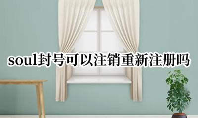 soul封号如何注销 soul封号可以注销重新注册吗