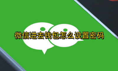 微信进去钱包怎么设置密码 微信进入钱包怎样设置密码