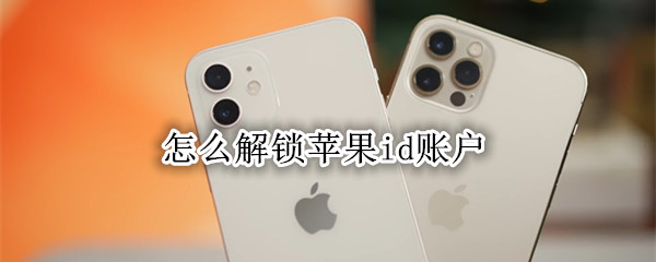 怎么解锁苹果id账户