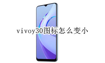 vivoy30图标怎么变小 vivoy30手机桌面图标大小怎么调