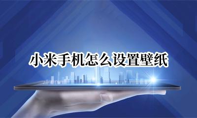 小米手机怎么设置壁纸 苹果手机如何更换壁纸