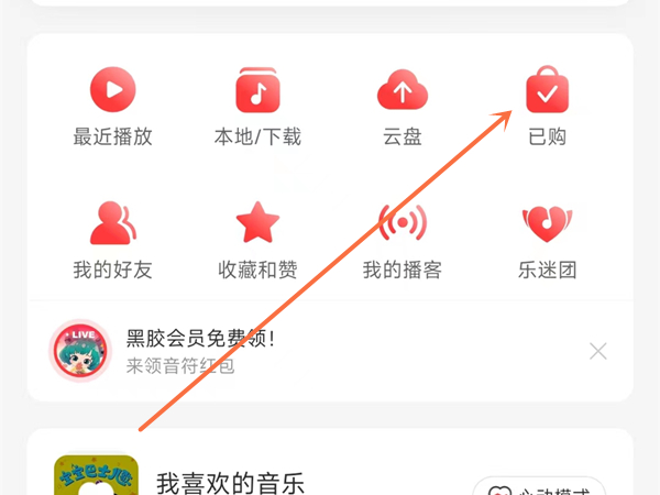 网易云买的专辑在哪里