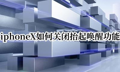 iphone怎么取消抬起唤醒功能 iphoneX如何关闭抬起唤醒功能