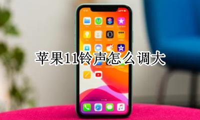 苹果11铃声怎么调大 苹果11铃声如何调大