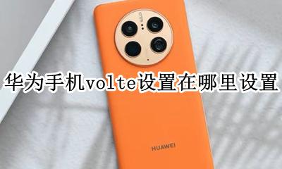 华为手机volte怎么设置 华为手机volte设置在哪里设置