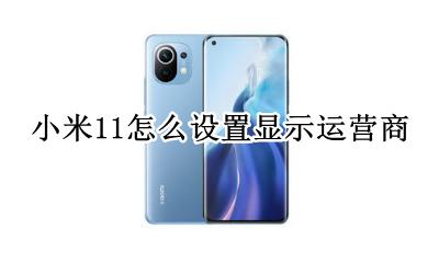 小米11怎么设置显示运营商 小米11pro怎么显示运营商