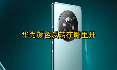华为颜色反转在哪里开 华为怎么打开颜色反转