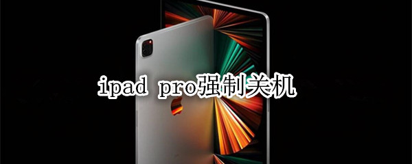 ipad pro强制关机