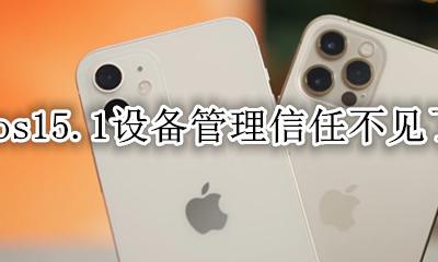 ios15.1设备管理信任不见了 ios15.15描述文件与设备管理信任不见了