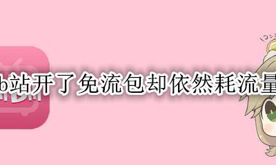 b站开了免流包却依然耗流量 中国移动bilibili定向流量