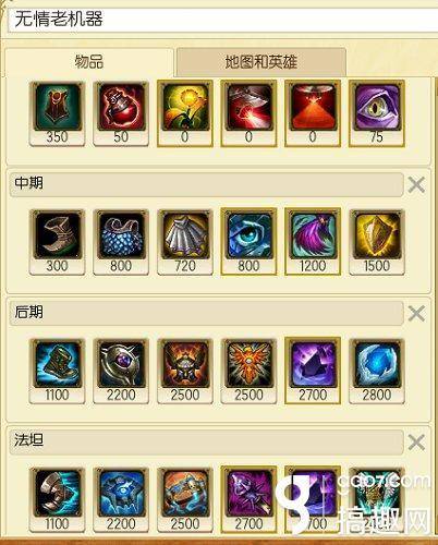 lol机器人出装顺序