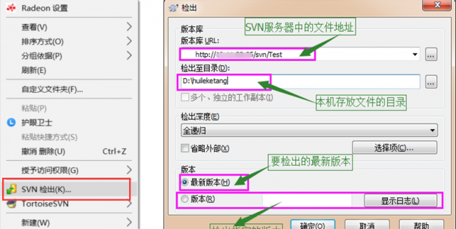 svn的使用的全部流程