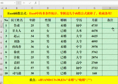excel函数公式大全详解 分享excel中常用办公函数