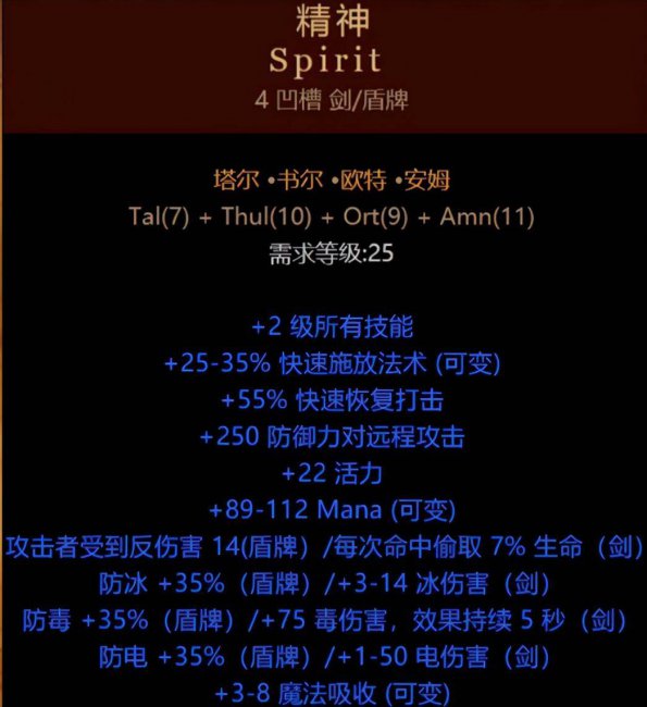 暗黑2符文之语公式大全图解