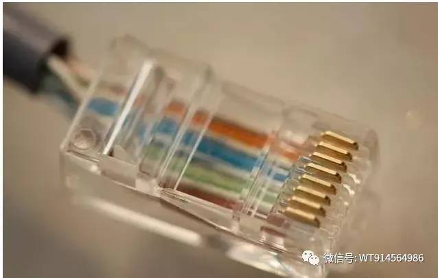 电视网线水晶头接法图解