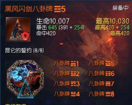 剑灵八卦牌排行怎么看