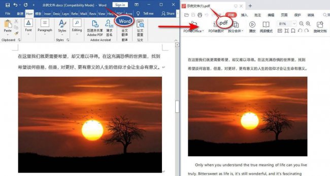word怎么转换成pdf格式文件