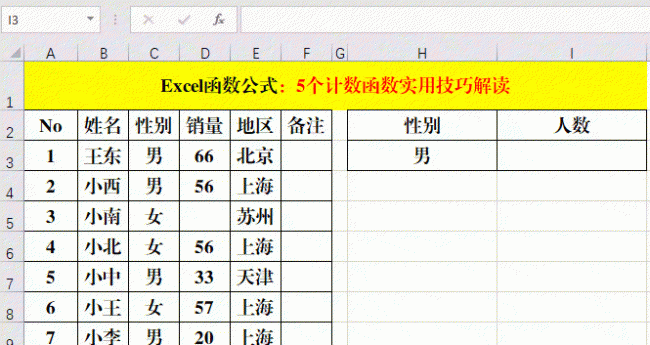 count函数的用法