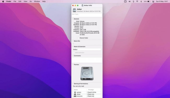 mac查看内存使用情况