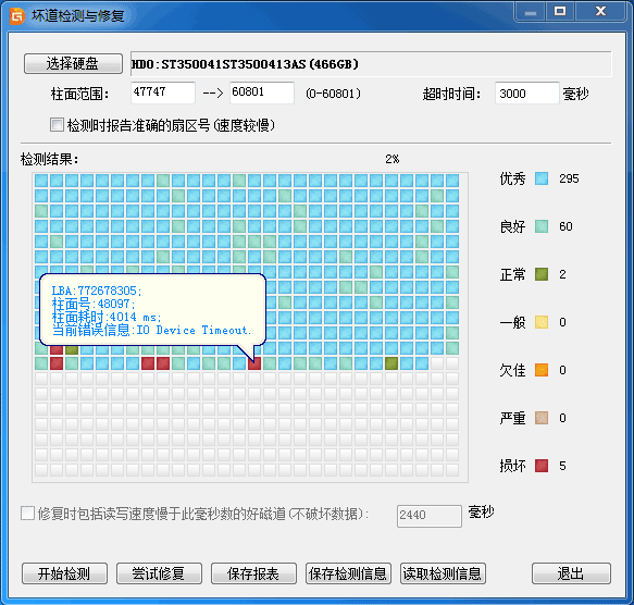 电脑硬盘坏道可以修复吗