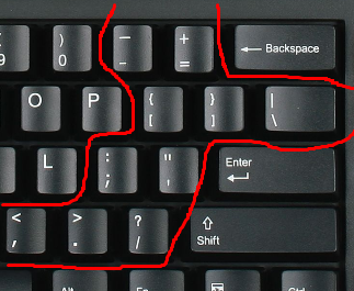 backspace键在哪里设置