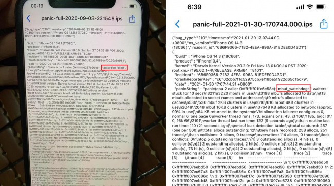 最新苹果分析数据重启代码对照表