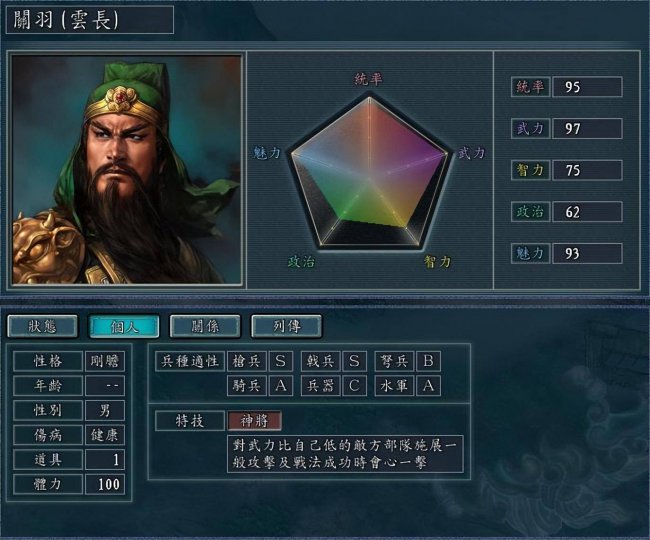 三国志11威力加强版隐藏武将技能