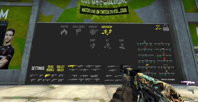 csgo切换左右手指令