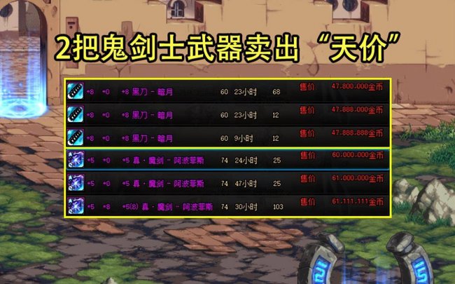 剑魂武器幻化排行榜