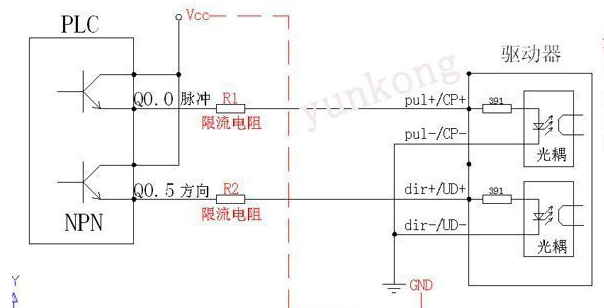 三相步进电机驱动器接线图