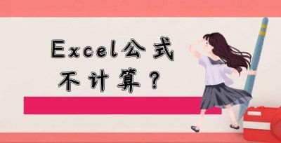 excel公式不计算怎么办 电子表格excel的公式和函数