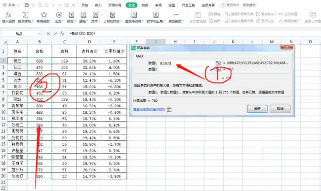 电脑函数最大值最小值公式