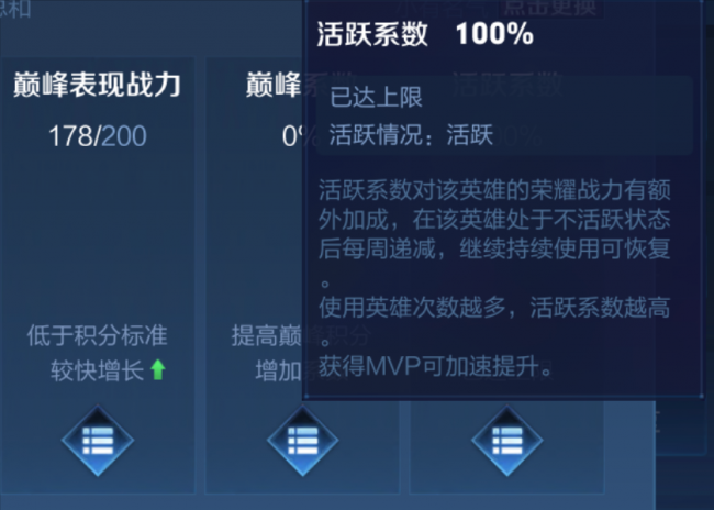 最新巅峰赛荣耀战力规则