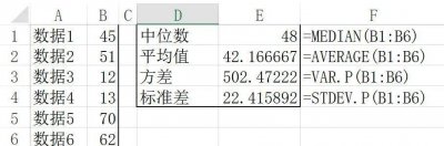 excel方差函数公式是什么 excel变异系数函数公式分析