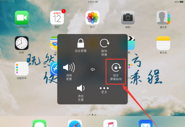 ipad屏幕旋转怎么设置